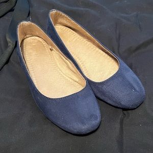 Old Navy Ballet Flats. Navy Blue. Size 8 Womens